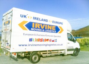 One of our Luton vans used for UK and Ireland Removals