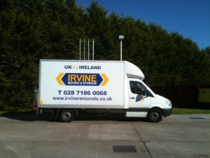 One of our 8 vehicles for a professional move